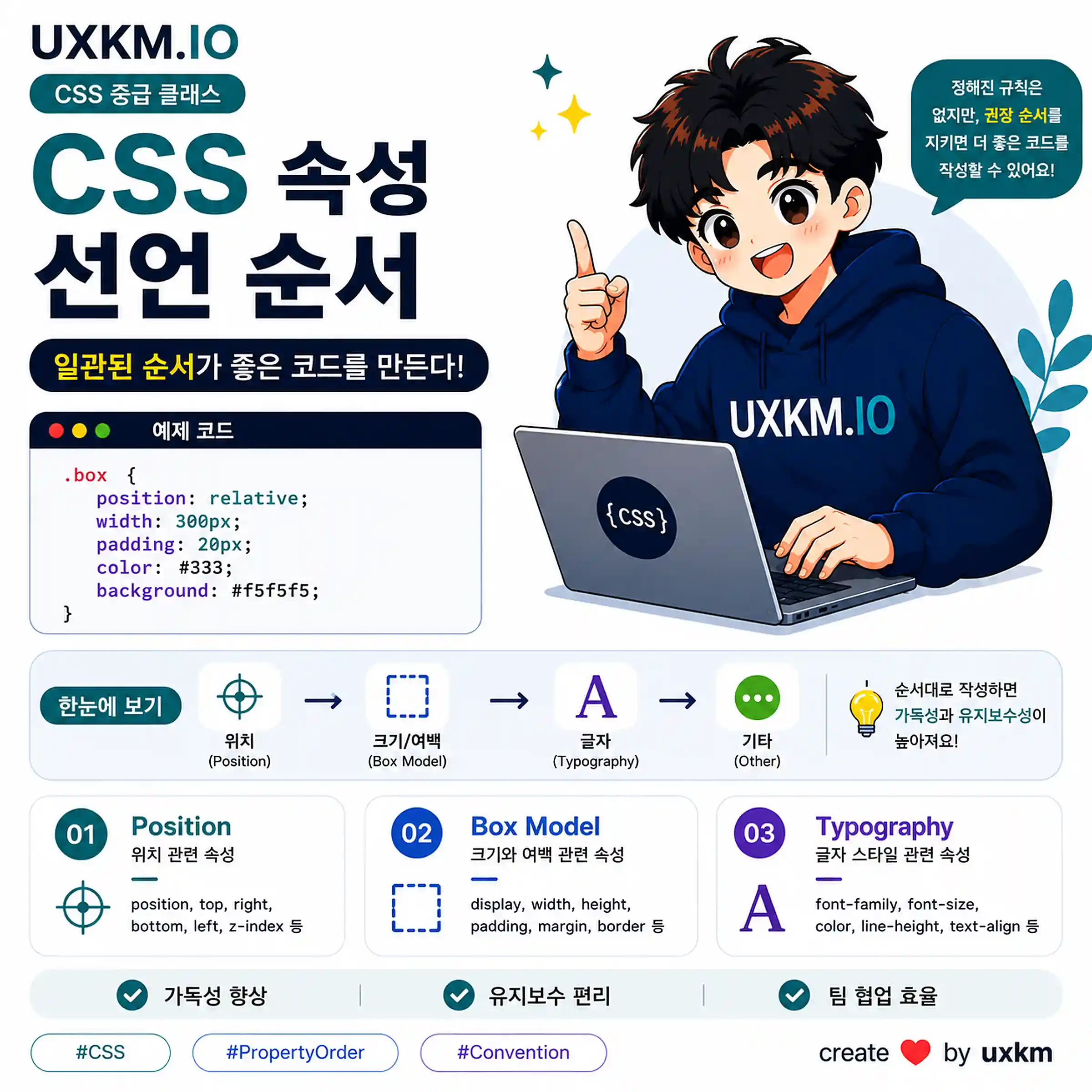CSS 속성 선언순서