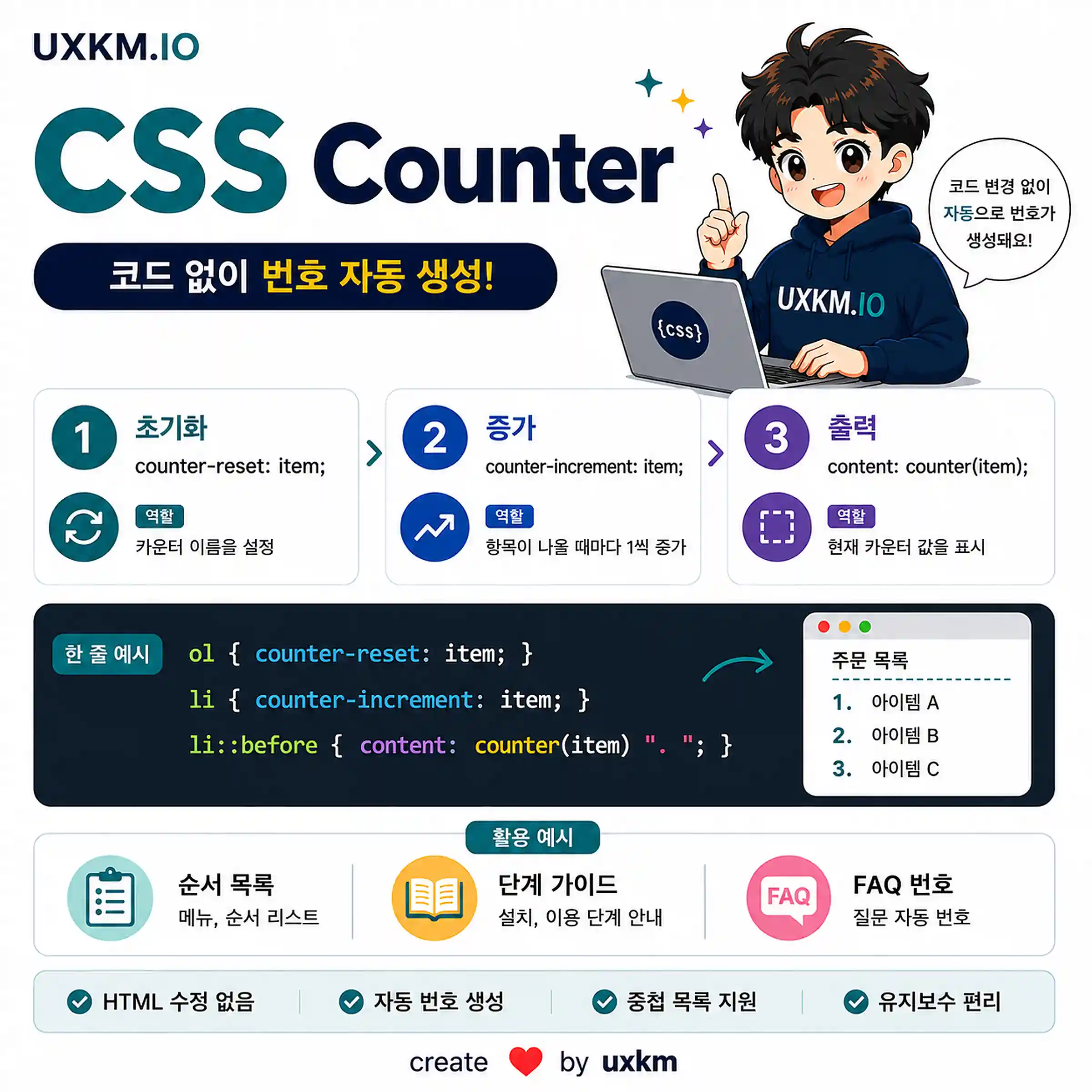 CSS 카운터