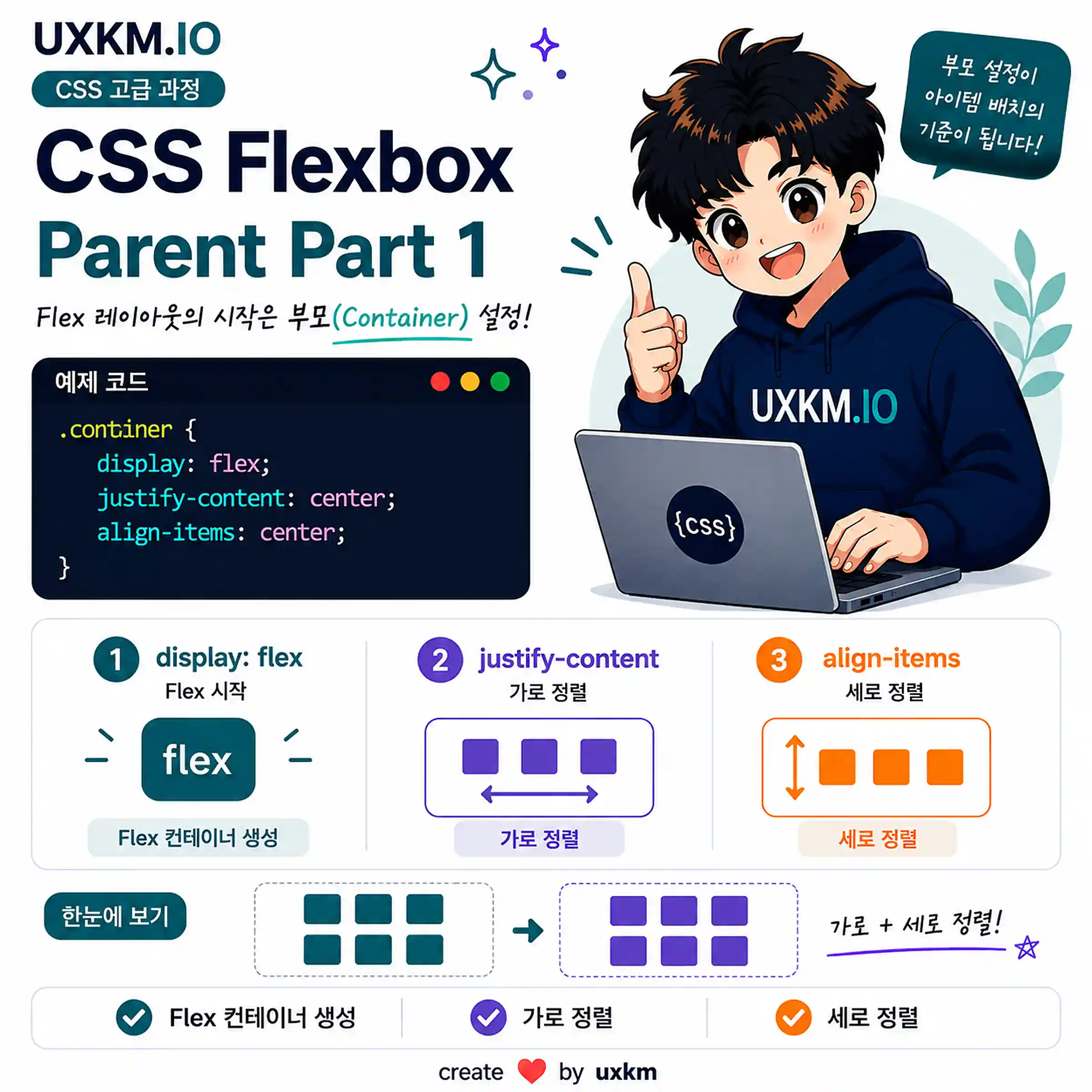 Flexbox 속성 상세 및 실전 활용