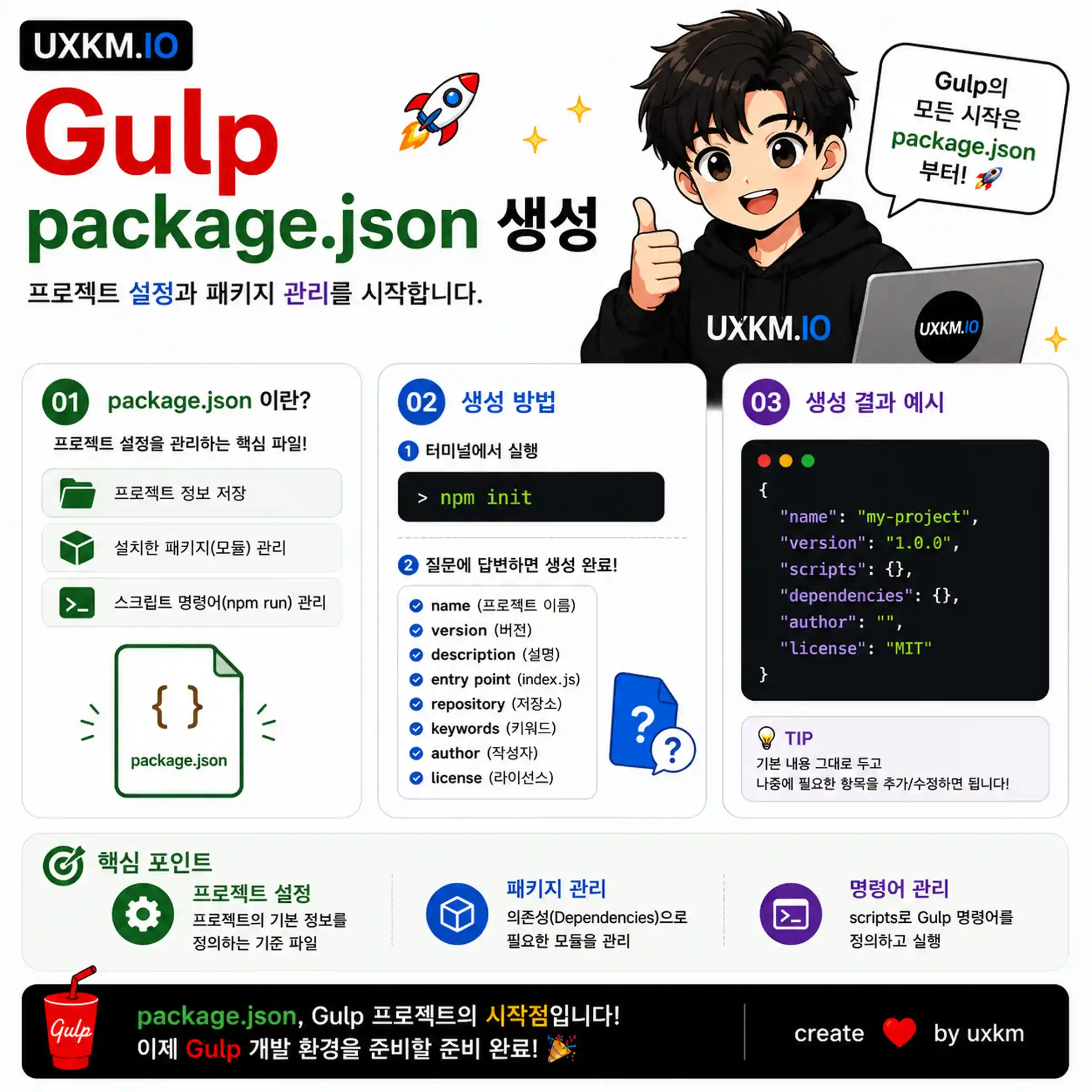 package.json 생성