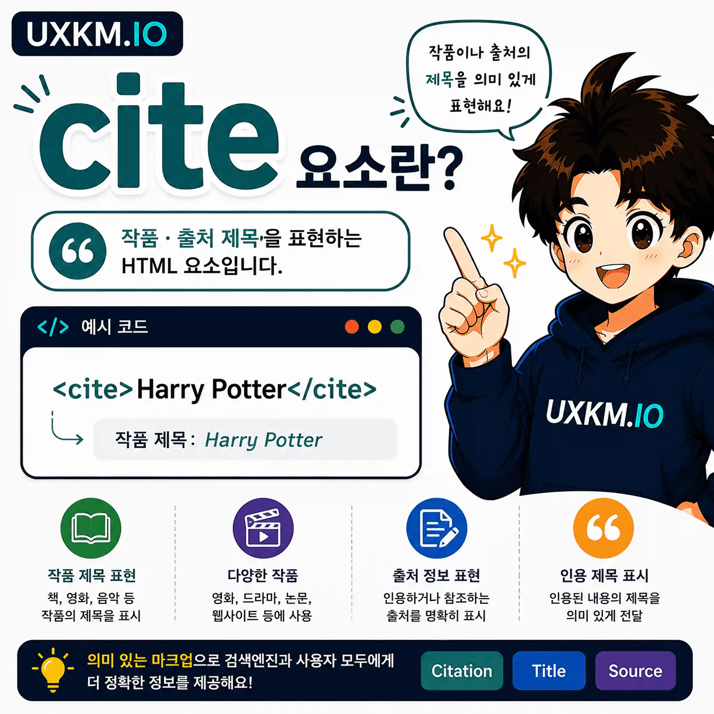 cite 요소